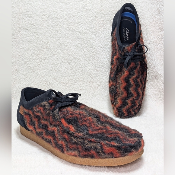 Clarks Other - Clarks Shacre II Step Wallabee Moc Men's 12 Slip-On Aztec Cabincore